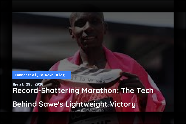 Record-Shattering Marathon: The Tech Behind Sawe's Lightweight Victory