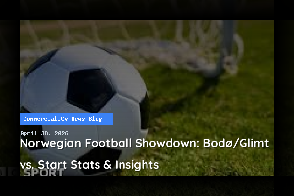 Norwegian Football Showdown: Bodø/Glimt vs. Start Stats & Insights