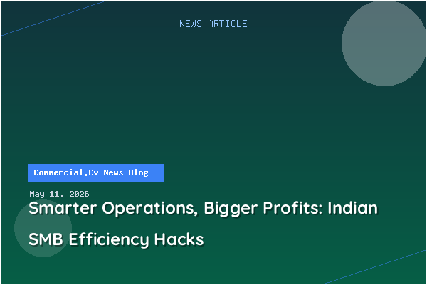 Smarter Operations, Bigger Profits: Indian SMB Efficiency Hacks
