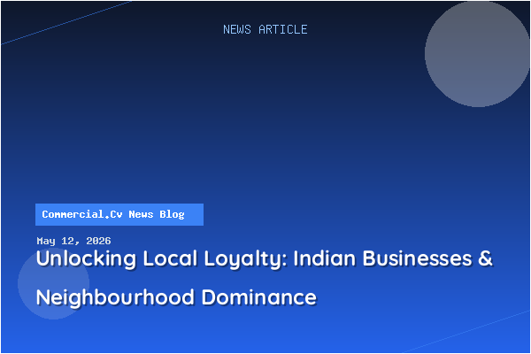 Unlocking Local Loyalty: Indian Businesses & Neighbourhood Dominance