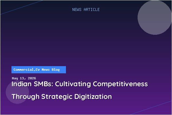 Indian SMBs: Cultivating Competitiveness Through Strategic Digitization
