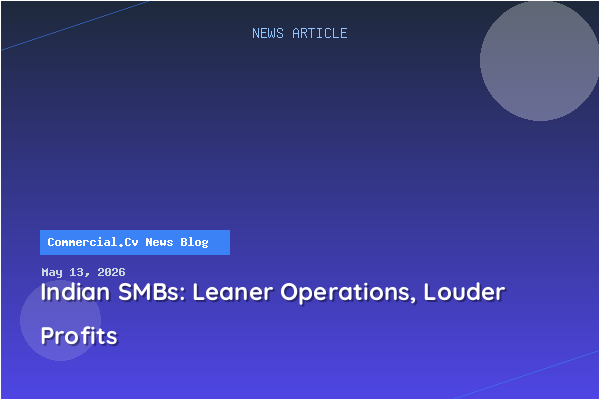 Indian SMBs: Leaner Operations, Louder Profits