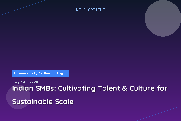Indian SMBs: Cultivating Talent & Culture for Sustainable Scale