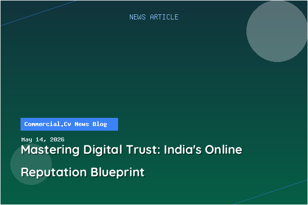 Mastering Digital Trust: India's Online Reputation Blueprint