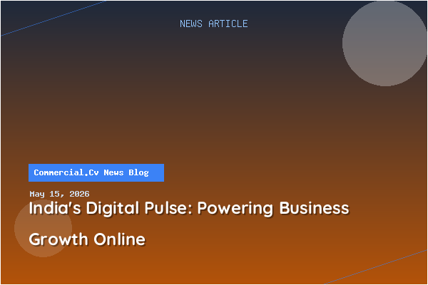 India's Digital Pulse: Powering Business Growth Online