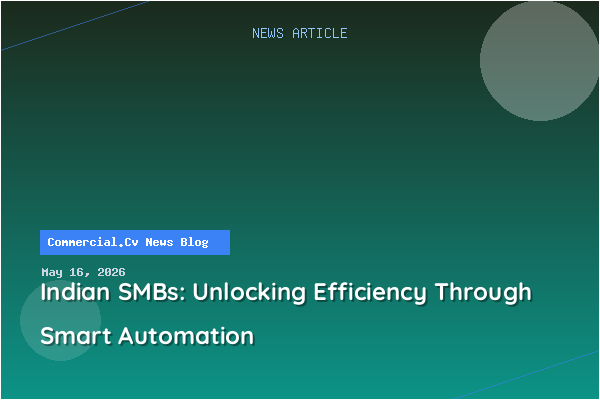 Indian SMBs: Unlocking Efficiency Through Smart Automation
