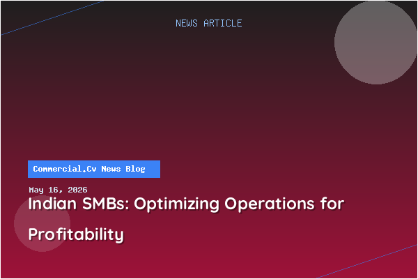Indian SMBs: Optimizing Operations for Profitability