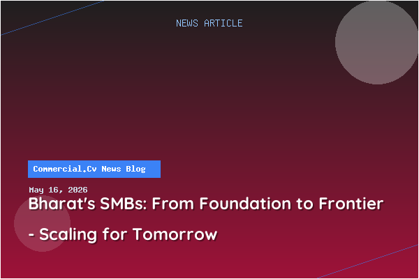 Bharat's SMBs: From Foundation to Frontier - Scaling for Tomorrow