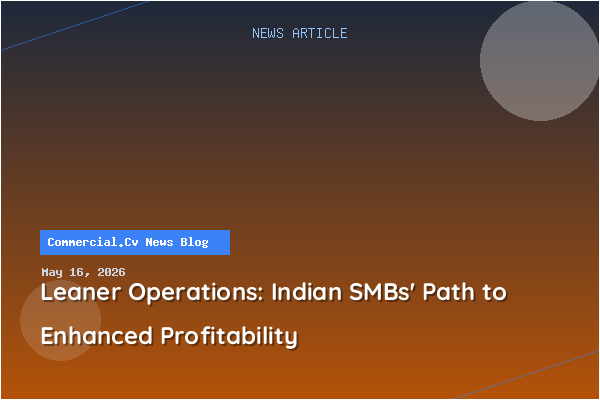Leaner Operations: Indian SMBs' Path to Enhanced Profitability