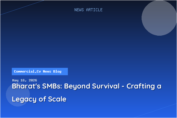 Bharat's SMBs: Beyond Survival - Crafting a Legacy of Scale