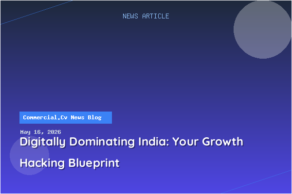 Digitally Dominating India: Your Growth Hacking Blueprint